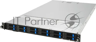 Серверная платформа ASUS RS700-E11-RS12U, 1U, 2x Socket-E LGA4677, 32x DDR5 4800*/5600*, 12x2.5'' NVMe/SATA*/SAS* hsb (*-RAID/HBA need), 2x M.2 PCIe 2260/2280, up to 3x PCIe Gen5 + 1 x int RAID slot, 2 x 10G(Intel X710-AT2) RJ45 LAN, 1+1 1600W
