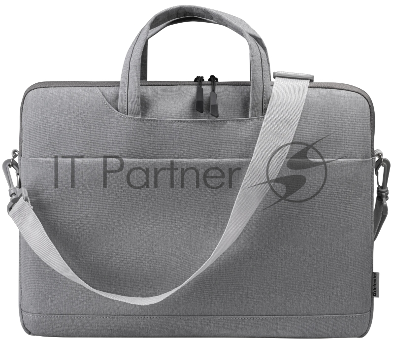 Сумка для ноутбука Defender c карманом Omny 15-16" серый