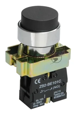 Кнопка управления IEK LAY5-BL21 без подсветки черная