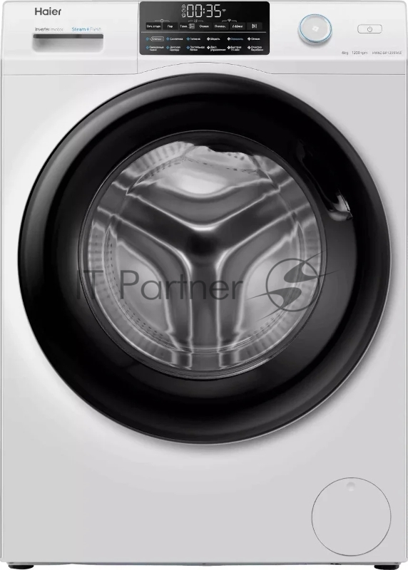 Стиральная машина Haier HW60-BP12959AE белый, загрузка фронтальная 6 кг, 1200 об/мин., класс: A+++