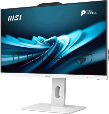 Моноблок MSI Pro AP242P 14M AIO 23.8" FHD(1920x1080)IPS AG Non-touch,Сore i5-14400 (2.5GHz), 8Gb DDR5(1x8Gb), 512Gb SSD m.2, Intel UHD, WiFi+BT, Camera, WirelessKB&mouse, NoOS, 1y war-ty, White (9S6-AE0622-1063)