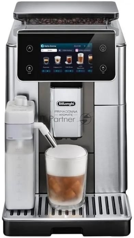 Кофемашина Delonghi ECAM630.75.TM 1450Вт черный/серебристый