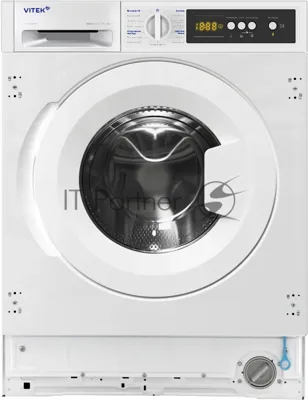 Встраиваемая стиральная машина Vitek VT-WMA701 класс:A+++ загрузка до 7кг отжим:1200об/мин белый