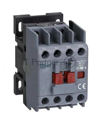 Контактор DEKraft 18А 380В/400В АС3 АС4 1НО КМ-102