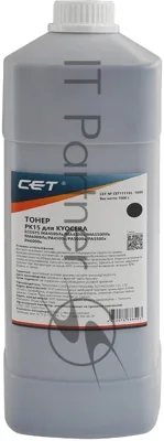 Тонер CET PK15 черный бутылка 1000гр. для принтера Kyocera ECOSYS MA4500ifx