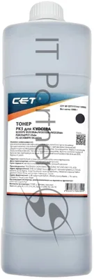 Тонер CET черный бутылка 1000гр. для принтера Kyocera Ecosys M2035DN/M2030DN/P2035D/P2135DN