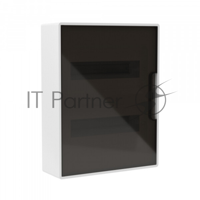 Щиток настенный DKC F24W1WD 24 мод. FRAME с тонированной дверцей с шин. PEN 2шт 8 отв. + 2шт 6 отв. бел.