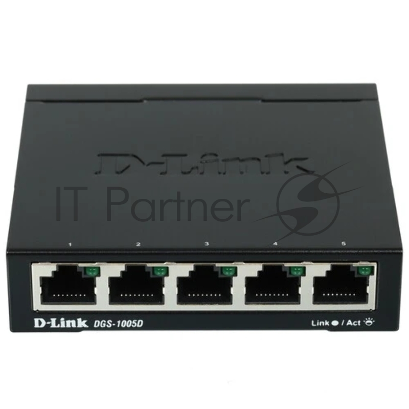 Коммутатор D-Link DGS-1005D, 5×1 Гбит/с, неуправляемый