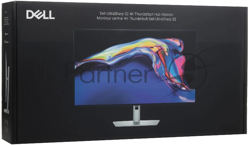 Монитор 31.5" Dell UltraSharp U3225QE IPS 3840x2160, 120 Гц, 5 мс, 16:9, 450 кд/м², HDMI 2.1, 2xDP 1.4, USB-C, Thunderbolt 4, 3.5 Jack, USB Hub (7x USB), RJ45, DisplayHDR 600, серый