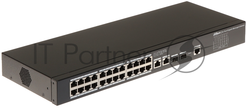 Коммутатор Dahua DH-SG4028, 26×1 Гбит/с + 2×1 Гбит/с SFP, управляемый