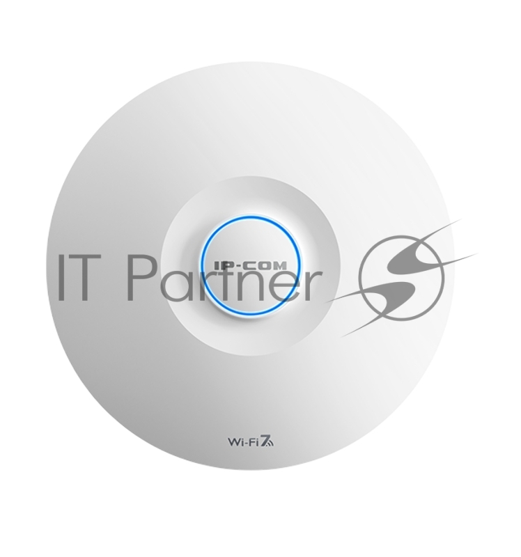 Потолочная двухдиапазонная точка доступа IP-COM Pro-7-LR BE5010, 2,4/5 ГГц, до 5 Гбит/с, 1x1 Гбит/с, PoE 1x2,5 Гбит/с