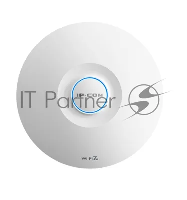 Потолочная двухдиапазонная точка доступа IP-COM Pro-7-LR BE5010, 2,4/5 ГГц, до 5 Гбит/с, 1x1 Гбит/с, PoE 1x2,5 Гбит/с
