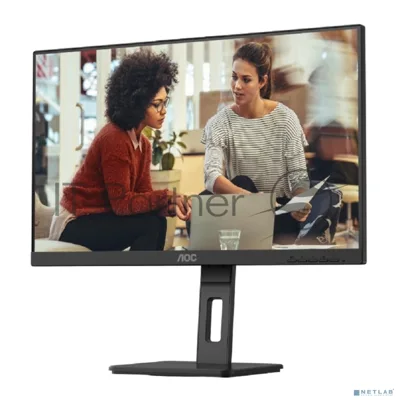 Монитор 27" AOC U27E3UF IPS 3840x2160, 60 Гц, 4 мс, 16:9, 350 кд/м², 2xHDMI 2.0, DP 1.4, 3.5 Jack, динамики (2x2 Вт), USB Hub (4x USB 3.2 Gen 1), HDR10, Adaptive-Sync, черный