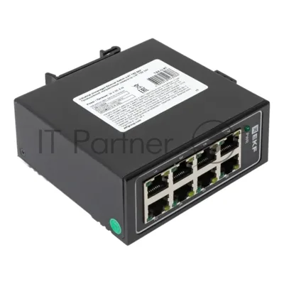 Коммутатор EKF TSX-U-8T, 8×100 Мбит/с, неуправляемый