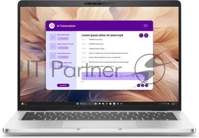 Ноутбук Dell Pro 14 Plus Core Ultra 7 266V 14,0" QHD+ (2560 x 1600),300nit AG,300 nit,16 GB LPDDR5,1TB SSD,Intel Arc graphics,3cell 55Wh,Backlit,FPR,Thunderbolt,W11Pro/English,1,4kg,2y,KB Eng,Platin Silver