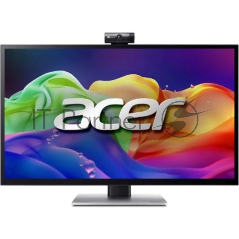 Монитор 27" Acer PE270XTbmiiprcuzx IPS 5120x2880, 60 Гц, 4 мс, 16:9, 400 кд/м², 2×HDMI 2.1, DP 1.4, USB-C (90 Вт PD), USB Hub (2×USB 3.2), аудиовход, 3.5 Jack, динамики (2×5 Вт), веб-камера, микрофон, сенсорный экран, DisplayHDR 600, FreeSync, черный