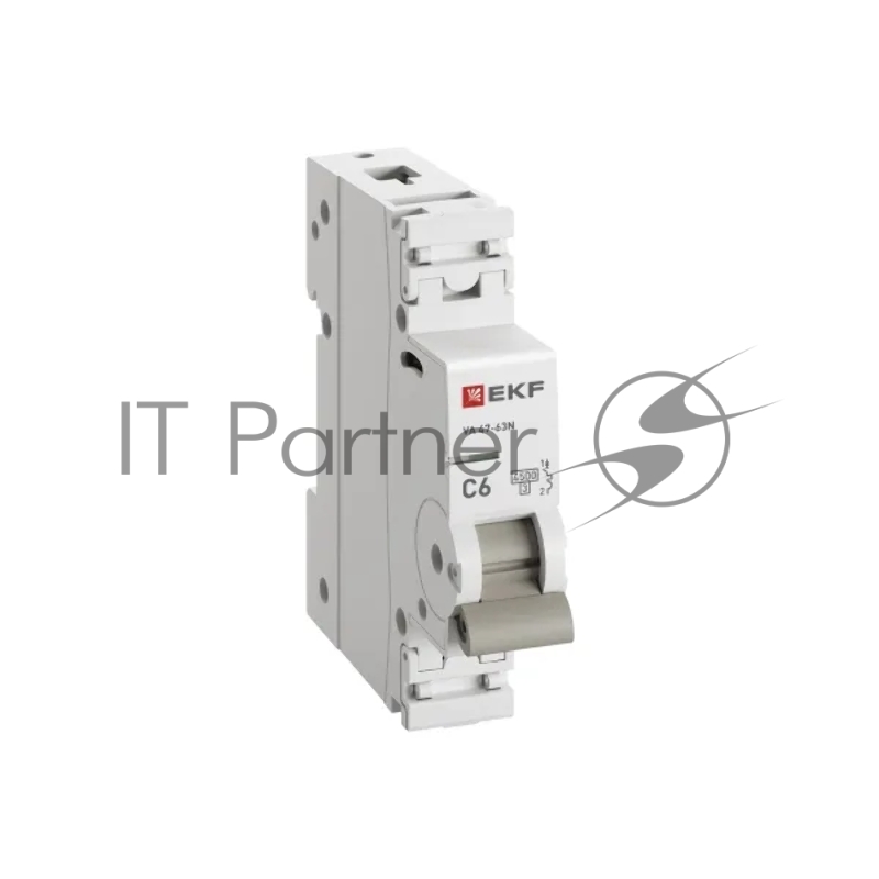 Выключатель автоматический 1п C 6А 4.5кА ВА 47-63N PROxima EKF M634106C