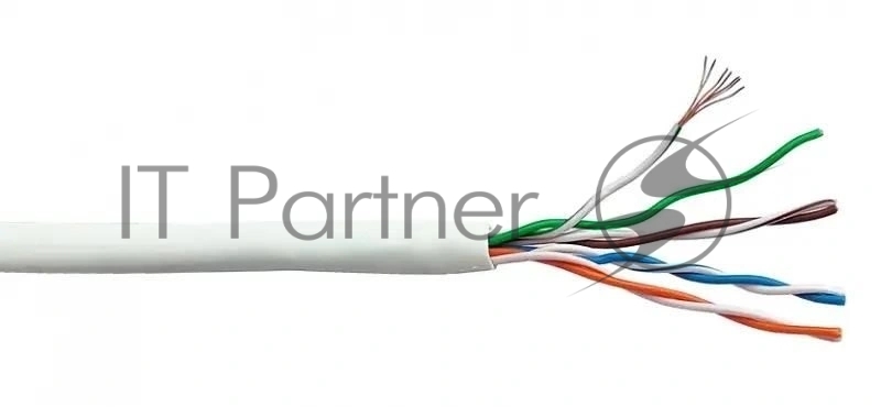 Кабель информационный LANMASTER LAN-5EUTP-HFLT-WH cat.5e UTP 4 пары 24AWG LSZH внутренний 305м белый
