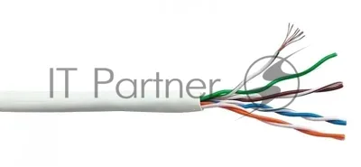 Кабель информационный LANMASTER LAN-5EUTP-HFLT-WH cat.5e UTP 4 пары 24AWG LSZH внутренний 305м белый