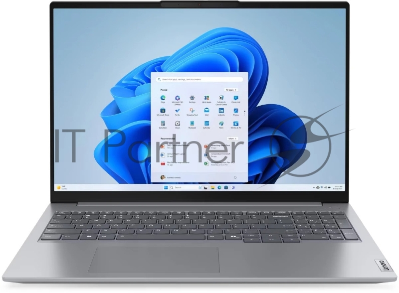 Ноутбук Lenovo ThinkBook 16 G7 ARP/16"/IPS/AMD Ryzen 5 7535HS/32Gb/1Tb/SSD/AMD Radeon 660M/Без ОС/серый/1.7kg