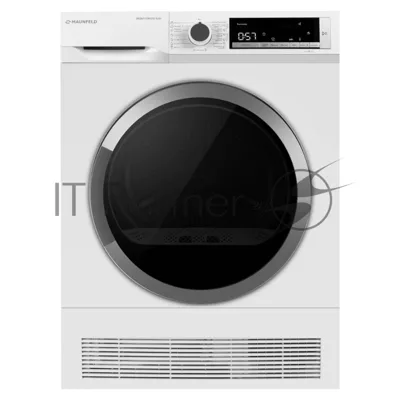 Сушильная машина Maunfeld MFDM157WH200 SLIM белый, 7 кг, сушка - конденсационная, программ - 15, 59.5 x 84.5 x 52.5 см