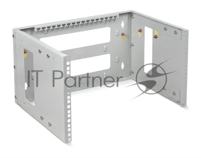 Кронштейн телекоммуникационный Cabeus NC-6U настен. регул.глуб. 6U 19" 450мм нагр.:15кг серый