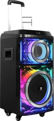 Колонка портативная Ural 103 черный 1200W 1.1 BT/3.5Jack/USB-C 15м 7000mAh