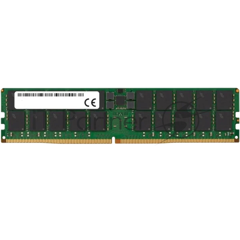 Оперативная память Micron DDR5 RDIMM 64GB 2Rx4 5600 MHz ECC Registered MTC40F2046S1RC56BD2, 1 year, OEM