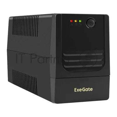 Источник бесперебойного питания ExeGate Power NB-600.LED.AVR.4C13 / 600 ВА / 360 Вт / 4 x IEC 320 C13