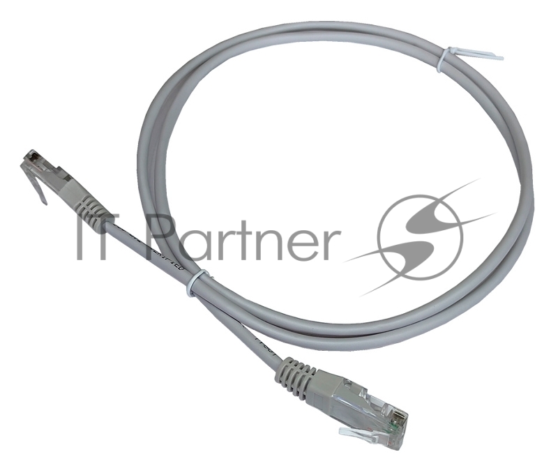 Патч-корд LANMASTER TWT2-45-45-5.0-GY вилка RJ-45-вилка RJ-45 cat.5е 5м серый ПВХ (уп.:1шт)