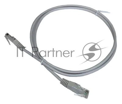 Патч-корд LANMASTER TWT2-45-45-5.0-GY вилка RJ-45-вилка RJ-45 cat.5е 5м серый ПВХ (уп.:1шт)