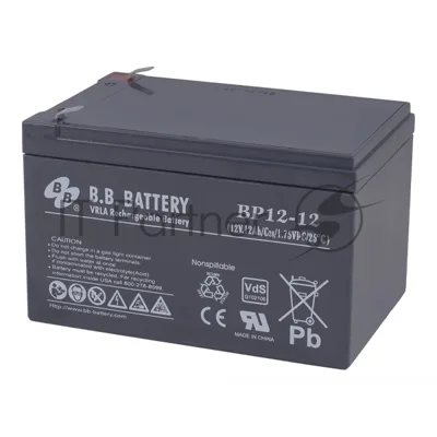 Аккумулятор B.B.Battery/BP 12-12/12V/12Ач