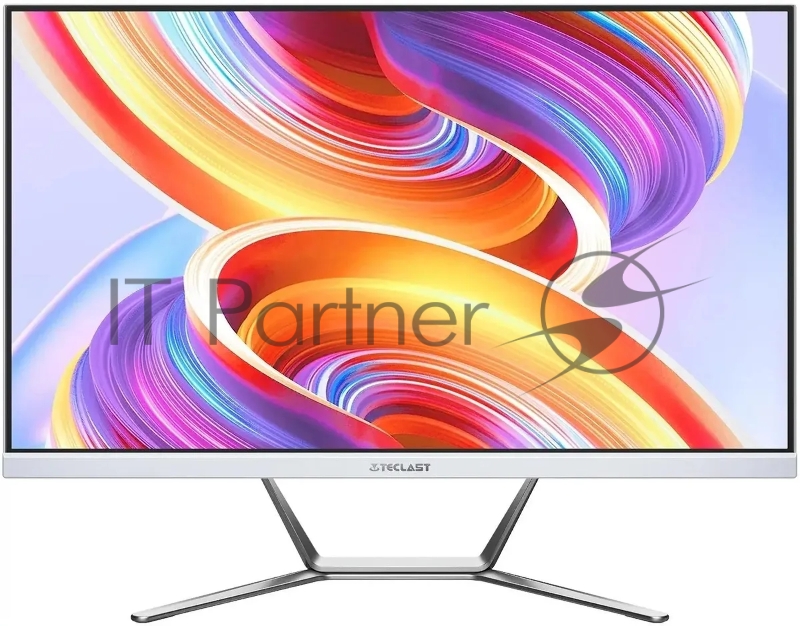 Моноблок Teclast K24 Air 23.8" Full HD i5 14450HX (2.4) 32Gb SSD 1Tb Iris Xe Windows 11 Pro GbitEth WiFi BT 120W клавиатура мышь белый 1920x1080