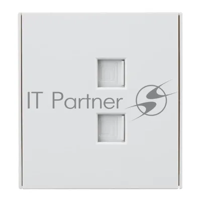 Розетка Kranz STRONG компьютерная двойная RJ45+RJ45 кат6 с/у жемчуг