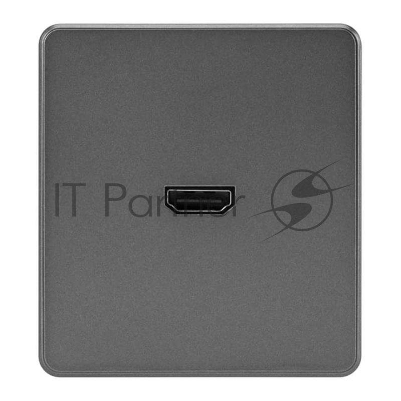 Розетка Kranz ROUND HDMI с/у титан