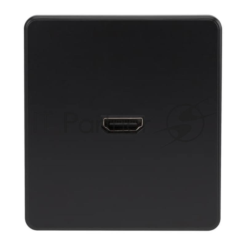 Розетка Kranz ROUND HDMI с/у оникс