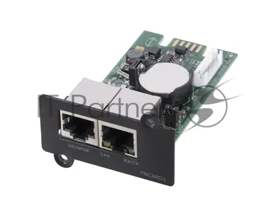 SNMP карта CBR PMC-02E для удаленного управления по сети Ethernet c Английским интерфейсом, 2xRJ45, PowerMaster