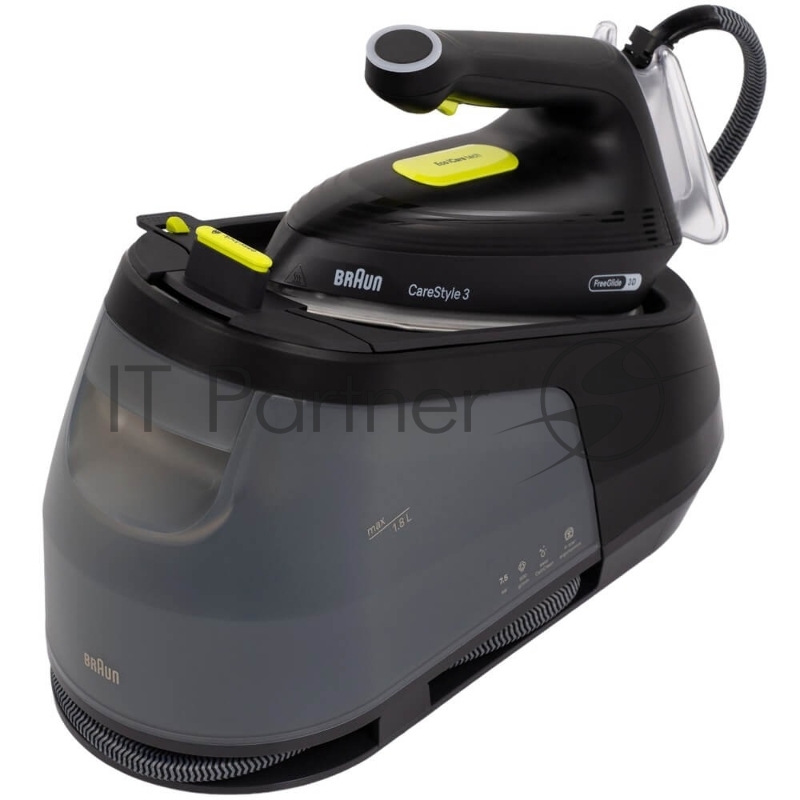 Парогенератор Braun IS3257BK черный, 2200 Вт, 130 г/мин, 500 г/мин, 1800 мл