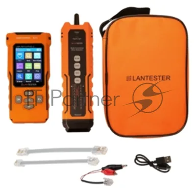 Тестер кабельный Lanmaster LAN-TST-LPTVE-C оранжевый/черный