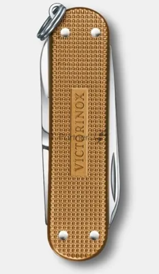 Нож перочинный Victorinox Classic SD Alox LE 2025 Stone Red (0.6221.L25) 58мм 5функц. красный подар.коробка