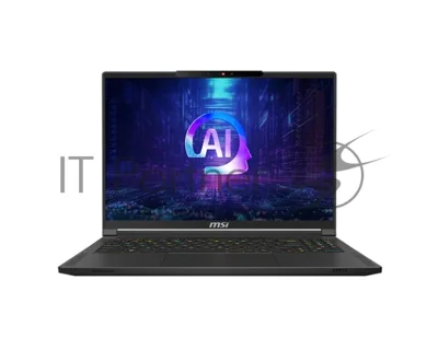 Ноутбук MSI Stealth 16 AI A2HWGG-085XRU/16"/OLED/Intel Core Ultra 7 255H/32Gb/1Tb/SSD/NVIDIA GeForce RTX 5070 8Gb/Без ОС/черный/2.1kg