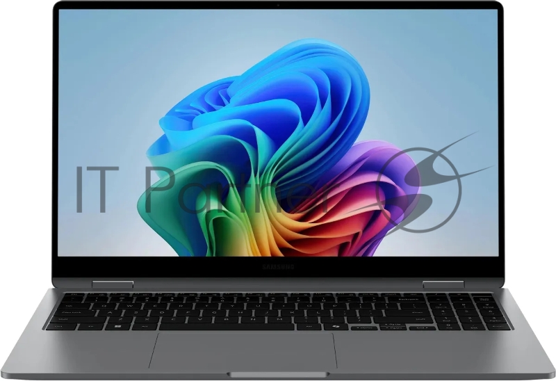Ноутбук Samsung Galaxy Book 5 360 NP750 Core Ultra 7 256V 16Gb SSD1Tb Intel Arc 15.6" AMOLED Touch FHD (1920x1080) Windows 11 Home grey WiFi BT Cam (NP750QHA-LG3IN)