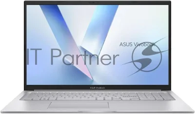 Ноутбук Asus Vivobook 17 X1704VA-AU1107/17.3"/IPS/Intel Core 7 150U/16Gb/1Tb SSD/Intel Graphics/без ОС/серебристый/2.1kg