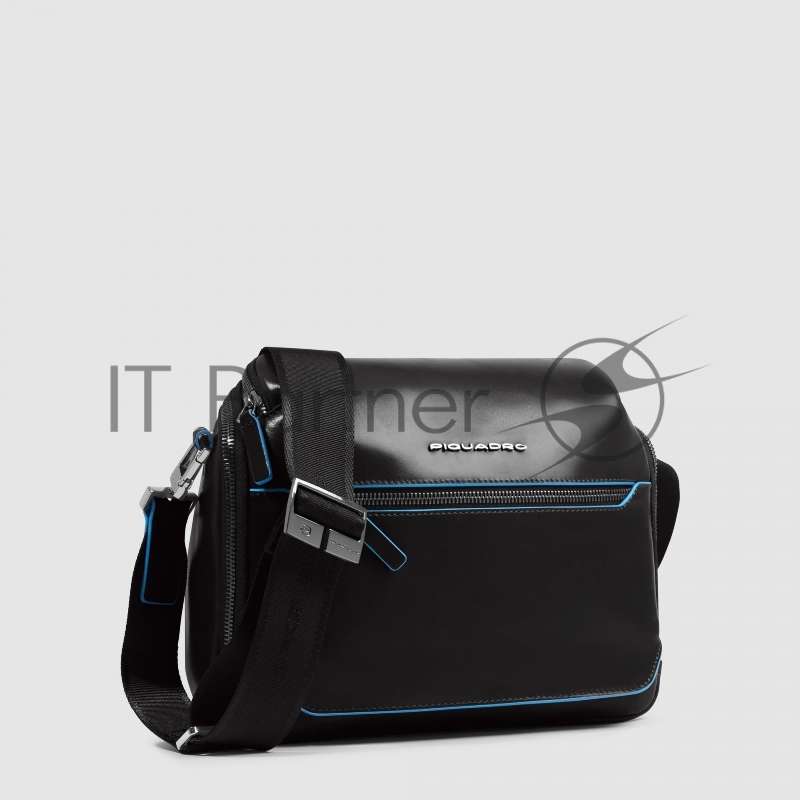 Сумка мужская Piquadro Blue Square CA6900B2/N черная натур.кожа