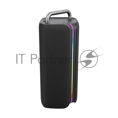 Колонка портативная Ural Молния Бит черный 420W 1.1 BT/3.5Jack/USB-C 10м 8000mAh (без.бат)