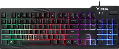 Клавиатура Rapoo V50S проводная, USB Type-A, чёрный