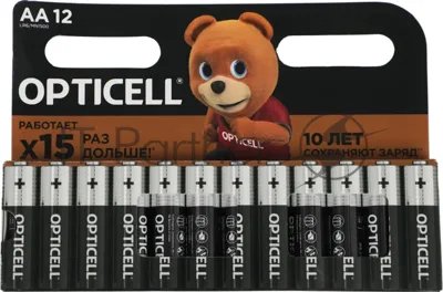 Батарея Opticell Basic LR6 AA (12шт) блистер