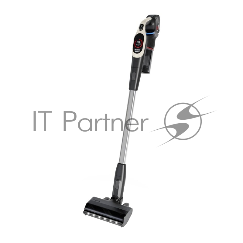 Пылесос вертикальный Bosch BCS931GAC серый, питание от аккумулятора, 2200 Вт, уборка сухая, пылесборник 0.4 л