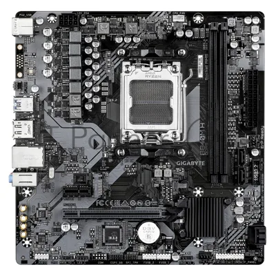Материнская плата Gigabyte B840M-H, AM5, AMD B840, 2xDDR5, 4xSATA, 1xM.2, 1xPCIe 4.0 x16, 1xPCIe x1, 1xHDMI, 1xDP, 1x1Gb LAN, 1xUSB-A 10Gbps, 1xUSB-A 5Gbps, 4xUSB-A 2.0, 1xPS/2, 3x3.5 мм, 7.1, mATX