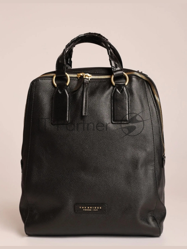 Рюкзак женский The Bridge Ines 045555EN/30 черный кожа